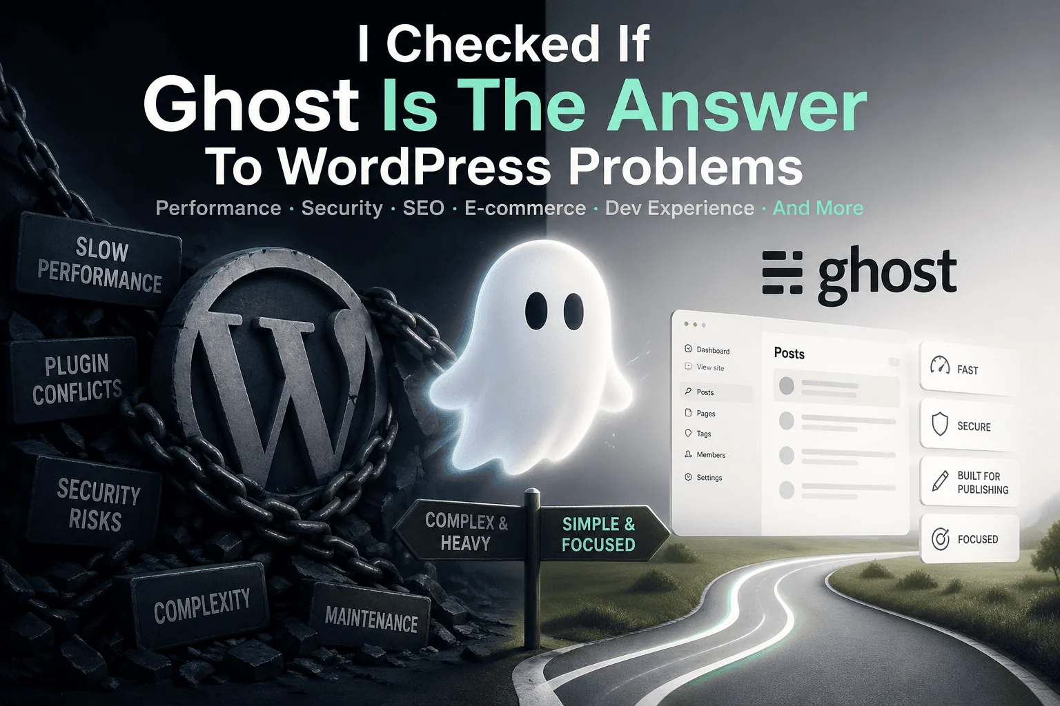 I Checked If Ghost Is The Answer To WordPress Problems